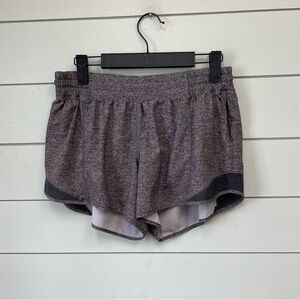 lululemon Hotty hot mid rise Heathered Dark Gray Athletic Shorts
